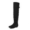 Women's Suede Over The Knee Thigh High Winter Boots