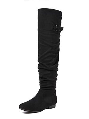 Women's Suede Over The Knee Thigh High Winter Boots