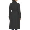 Women's Flared Trench Slick Wool Coat