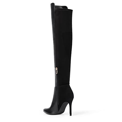 21Aibwsu6YL.jpg Women's Over The Knee Thigh High Boots Long Stretch Pointed Toe Stiletto High Heels Fall Sexy Boots