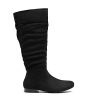 21KrsZDM4qL.jpg Women's Wide Calf Knee High Pull On Fall Weather Winter Boots