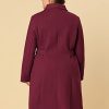 31-fXpRaMaL.jpg Women's Plus Size Single Breasted Belted Winter Long Coat