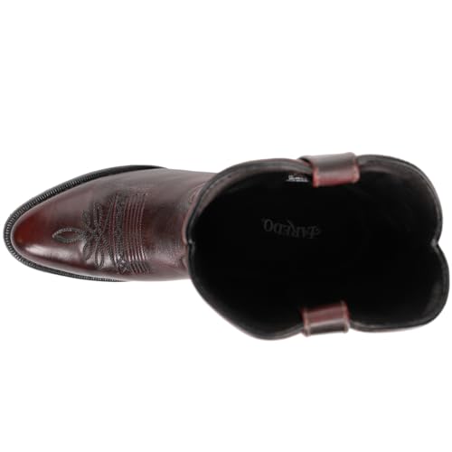 Black Birchwood Mens R Toe Western Boots 68450