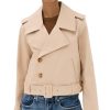 Women's Chino Crop Trench Coat