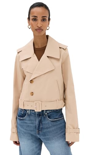 Women's Chino Crop Trench Coat