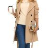 312NuSiy7lL.jpg Trench Coat for Women – Double-Breasted Long Winter Faux Wool Coat