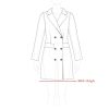 Women's Elegant Overcoat Notched Shawl Collar Single Breasted Outerwear Winter Long Coat