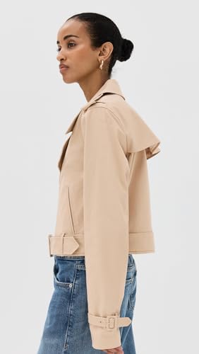 Women's Chino Crop Trench Coat