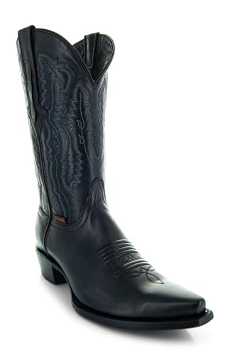 Mens Burnished Snip Toe Cowboy Boots H50030