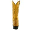 Men's Ostrich Print Cowboy Boots, Exotic Print Men's Cowboy Boots, Western Boots For Men H7002