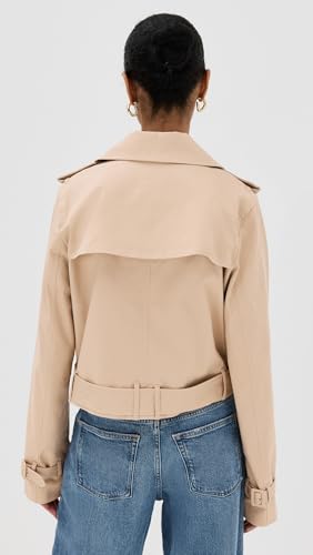 Women's Chino Crop Trench Coat