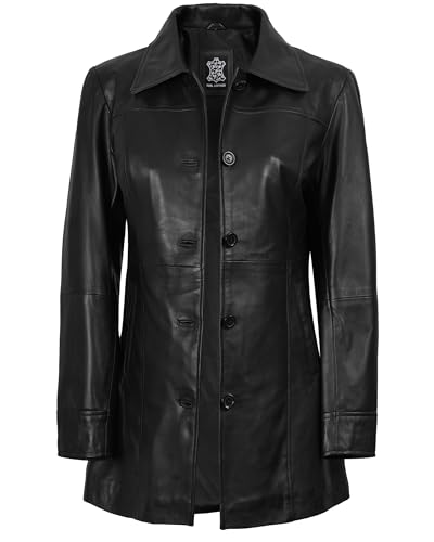 31HvOUskDpL.jpg Real Leather Jacket Women - Lambskin Leather Car Coats For Womens - Stylish Soft Women's Trench Coats