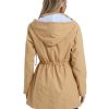 Women's Long Rain Jacket Waterproof Rain Coat with Hood Outdoor Light Raincoats Windbreaker