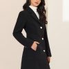 31J-mnG1e3L.jpg Women's Trench Coats Single Breasted Long Outerwear Winter Coat