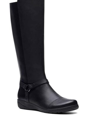 31J7xfbG-bL.jpg Women's Cheyn Lindie Leather Ortholite Tall Knee High Boots