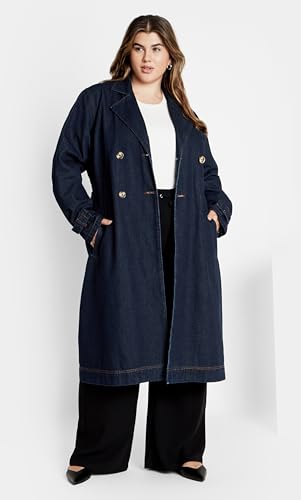 31JQwJWQVNL.jpg Women's Plus Size Coat - Laylo Trench