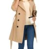 31Kp0vR7FhL.jpg Trench Coat for Women – Double-Breasted Long Winter Faux Wool Coat