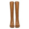 31LRLfjQMFL.jpg Knee High Boots for Women Square Toe Tall Boots Chunky Heeled Fashion High Boots with Side Zipper