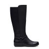 Women's Cheyn Lindie Leather Ortholite Tall Knee High Boots