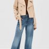 Women's Chino Crop Trench Coat
