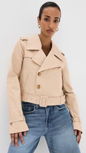 Women's Chino Crop Trench Coat