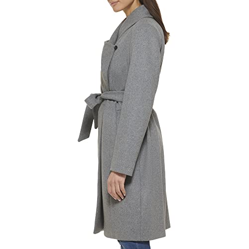 womens Belted Wool Classically Elegant Coat for Year-round Style (Standard and Plus Size