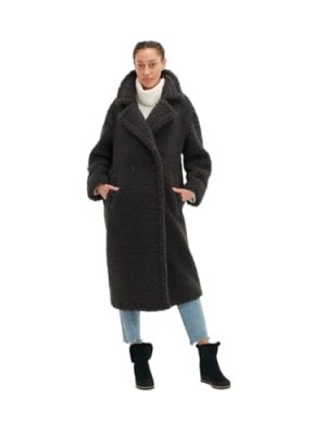 Women's Gertrude Long Teddy Coat