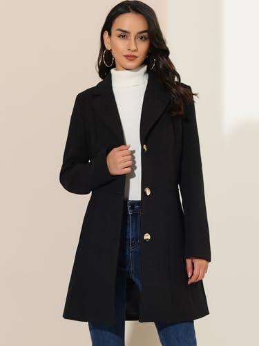 31ZeLiPH4CL.jpg Women's Trench Coats Single Breasted Long Outerwear Winter Coat