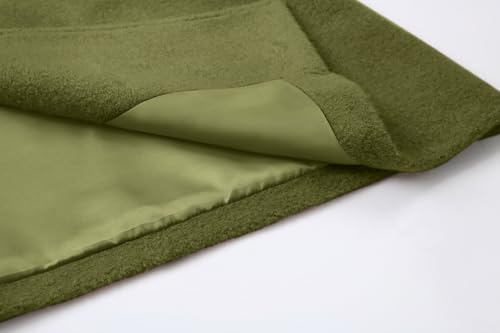 31ad2vsjFgL.jpg Women Oversized Long Winter Coats Warm Wool Blend Pea Trench Coat Overcoat