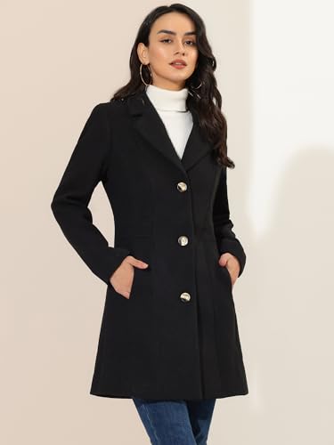 31bY69rxGML.jpg Women's Trench Coats Single Breasted Long Outerwear Winter Coat