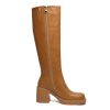 31fDbE98nuL.jpg Knee High Boots for Women Square Toe Tall Boots Chunky Heeled Fashion High Boots with Side Zipper