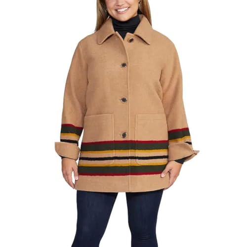 Women's Wool Topper Coat (as1, alpha, x_l, regular, regular)