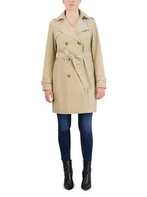 Women's Classic Belted Trench Coat