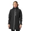 Helly Hansen Women's Long Belfast Lightweight Waterproof Windproof Breathable Raincoat Jacket with Hood