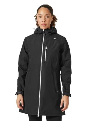 31iGllWzndL.jpg Helly Hansen Women's Long Belfast Lightweight Waterproof Windproof Breathable Raincoat Jacket with Hood
