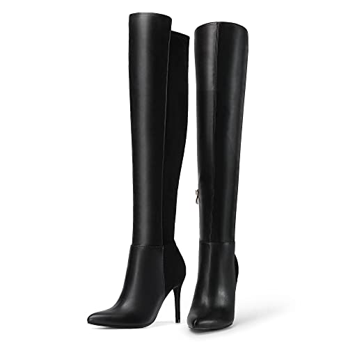 31iLbFP7tlL.jpg Women's Over The Knee Thigh High Boots Long Stretch Pointed Toe Stiletto High Heels Fall Sexy Boots