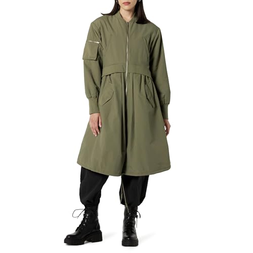 31iuEQIYM0L.jpg Women's Double Layer Bomber Coat