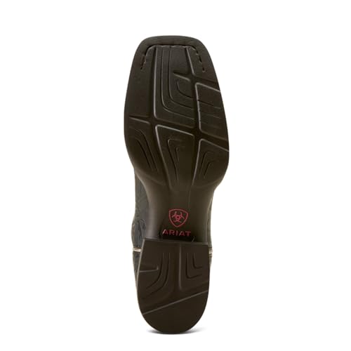 31jOpzar3YL.jpg Womens Buckley Square Toe Casual Boots Mid Calf Low Heel 1-2" - Black