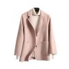 Women 100 Percent Wool Jacket Woolen Coat Winter Cashmere trench coat Slim wool coat