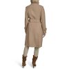 31qHLOVFRvL.jpg Women's Stand Belted Wool Trench Coat with Soft Ribbed-Knit Collar Detail