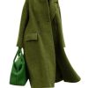 31seBoR7JDL.jpg Women Oversized Long Winter Coats Warm Wool Blend Pea Trench Coat Overcoat