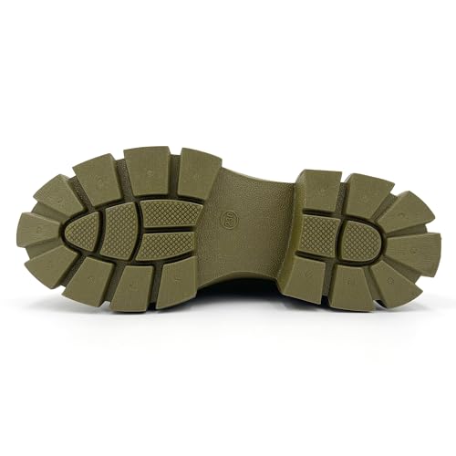 Unisex Ankle Chelsea Rain Platform Rubber Waterproof Boots 917