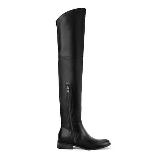 31uQvBmv2QL.jpg Women's Over The Knee Boots Thigh High Low Block Heel Pointed Toe Long Stretch Boots