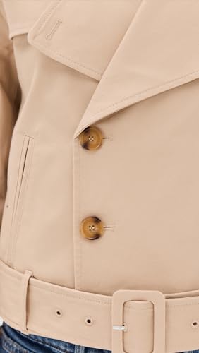 Women's Chino Crop Trench Coat
