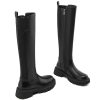 31vp6stjiBL.jpg Women's Knee High Boots Fashion Platform Lug Sole Tall Riding Boots Comfortable Stretch Calf Dress Long Boots