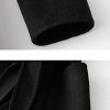 31xI5vY95jL.jpg Womens Wool Trench Coats Autumn Winter 100% Wool Solid Color V-Neck Coat Slim Warm Long Overcoat Belt Jackets Outwear