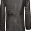 31xTrM8VLHL.jpg Leather Coat Women - Real Lambskin Women's Long Leather Car Coat