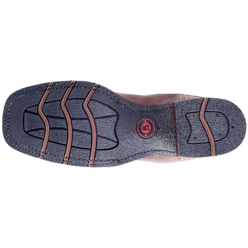 Dan Post Tan Kane Broad Square Toe Mens Western Boots 7812