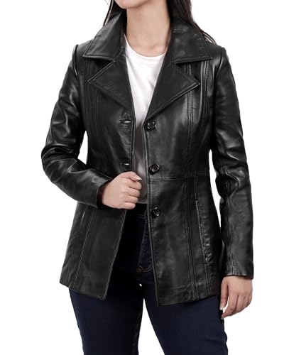 Leather Blazers For Women - Blazers For Women Business Casual - Real Lambskin Blazer Jackets For Women's