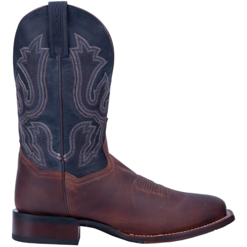 413qo-WLUyL.jpg Mens Winslow Embroidered Square Toe Casual Boots Mid Calf - Blue, Brown